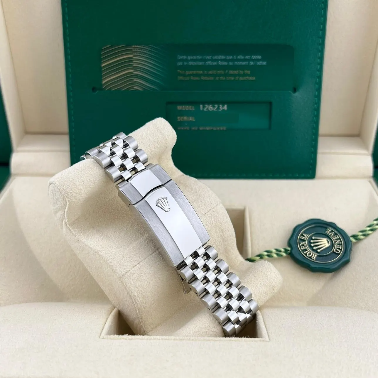 Rolex Datejust 36 Black Dial Jubilee Bracelet 126234-0015