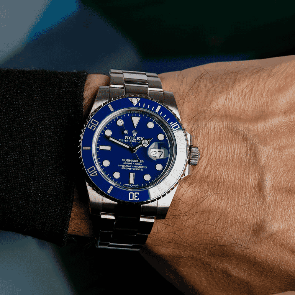 Rolex Submariner Date White Gold Men's Watch 116619LB