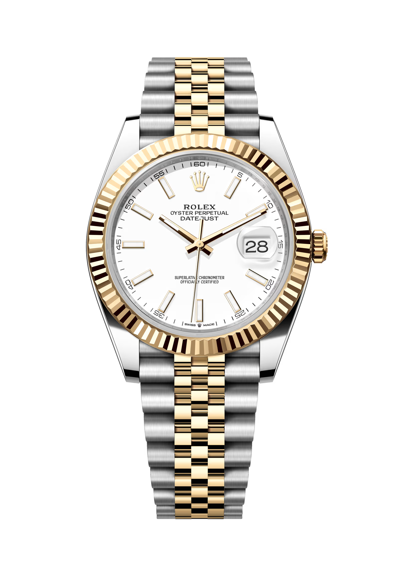 Rolex Datejust 41 Oyster, 41 mm, Oystersteel and yellow gold Reference 126333