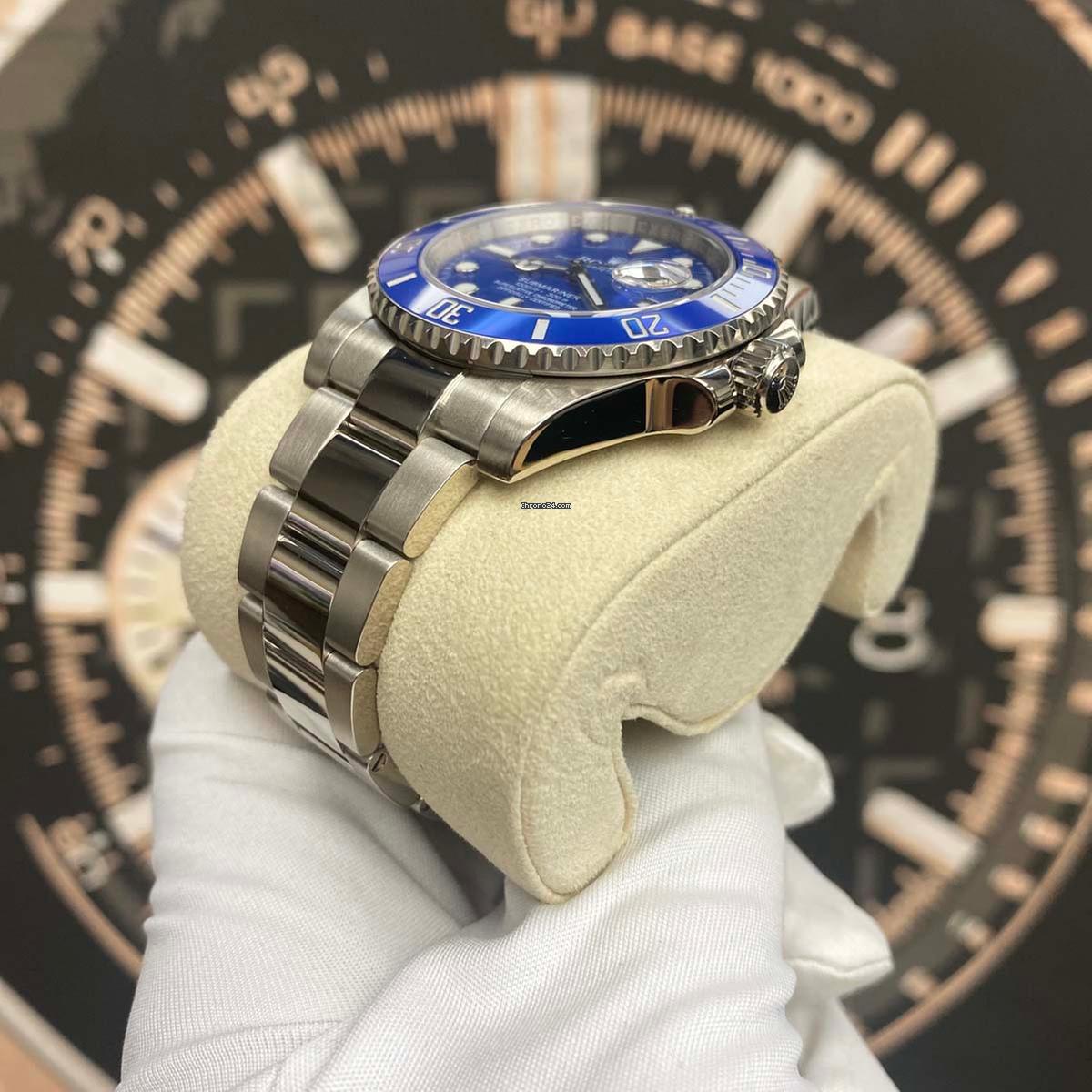 Rolex Submariner Date White Gold Men's Watch 116619LB