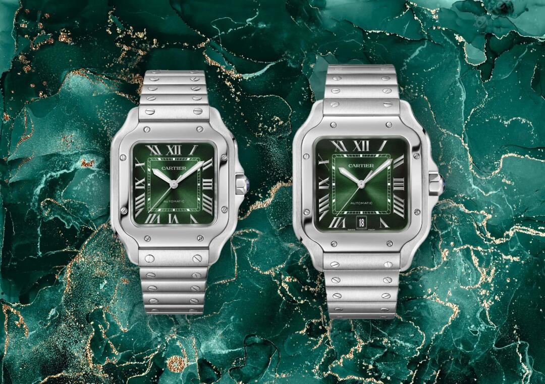 Cartier Santos Large Green