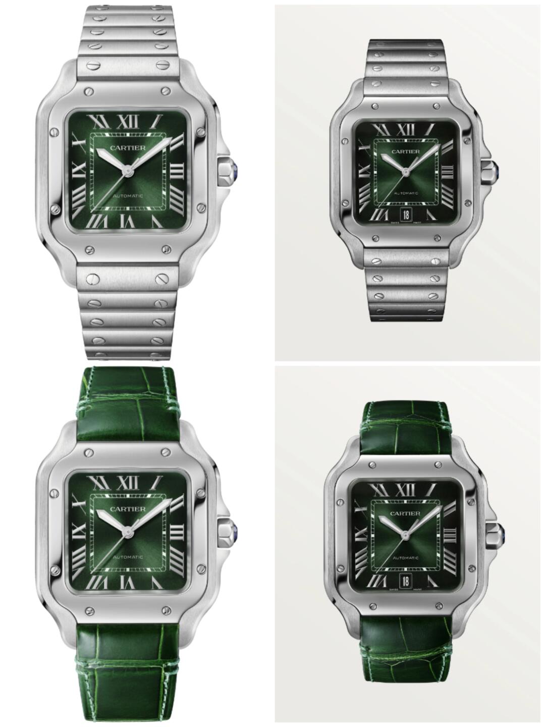 Cartier Santos Large Green