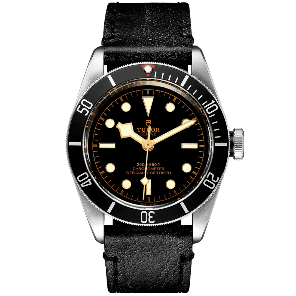 Black Bay 41mm Black Dial & Bezel Men's Automatic Strap Watch