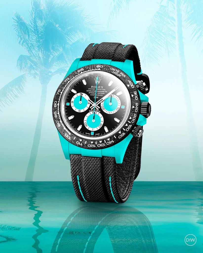 DiW Rolex Daytona CELESTE In Quartz Fiber