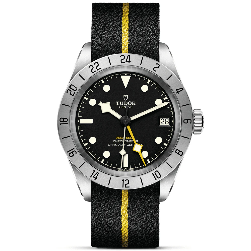 Black Bay Pro 39mm Steel Automatic Fabric Strap Watch