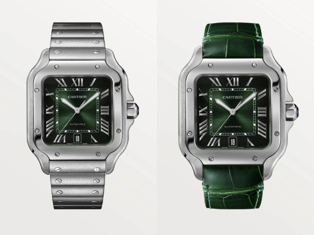 Cartier Santos Large Green