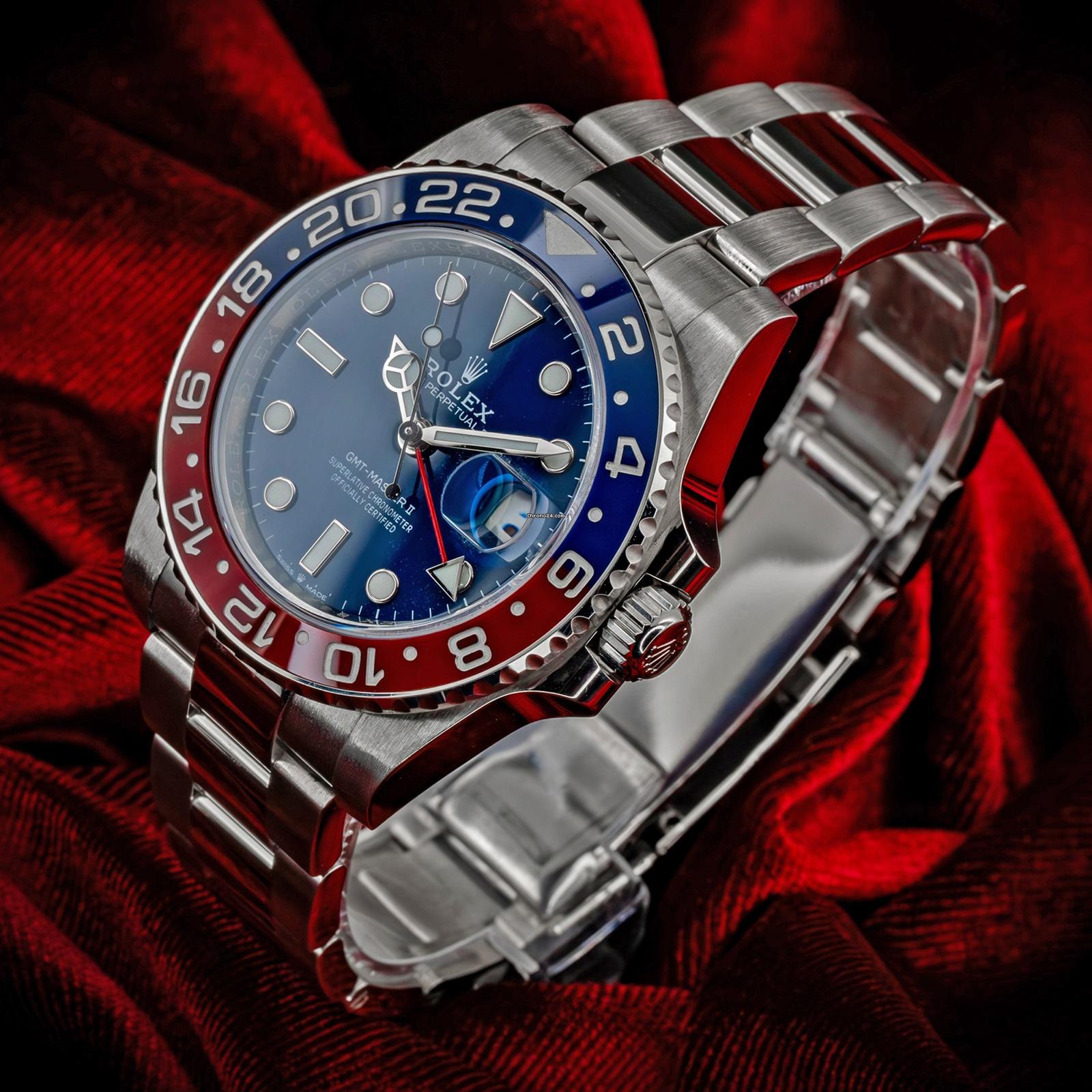 Rolex GMT-Master II Pepsi Blue Dial Men's Watch 126719BLRO-0003