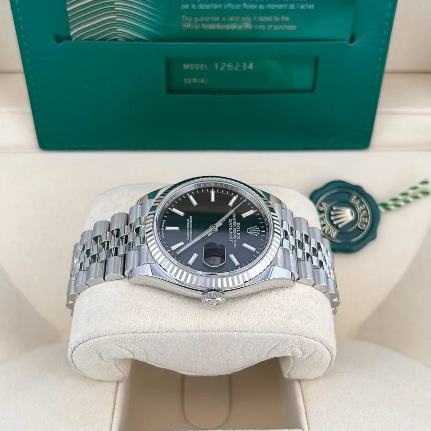 Rolex Datejust 36 Black Dial Jubilee Bracelet 126234-0015
