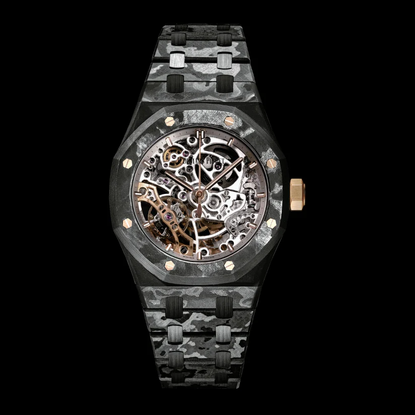 DiW All Carbon AP Royal Oak Double Balance Wheel Openworked 15467OR MHS Project