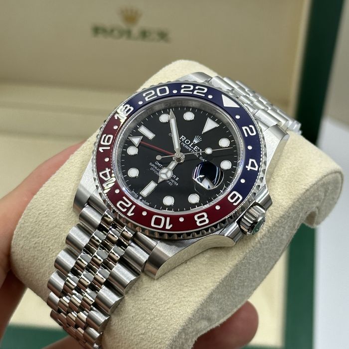 Rolex GMT Master ll Pepsi Bezel Jubilee Bracelet Men's Watch M126710BLRO-0001