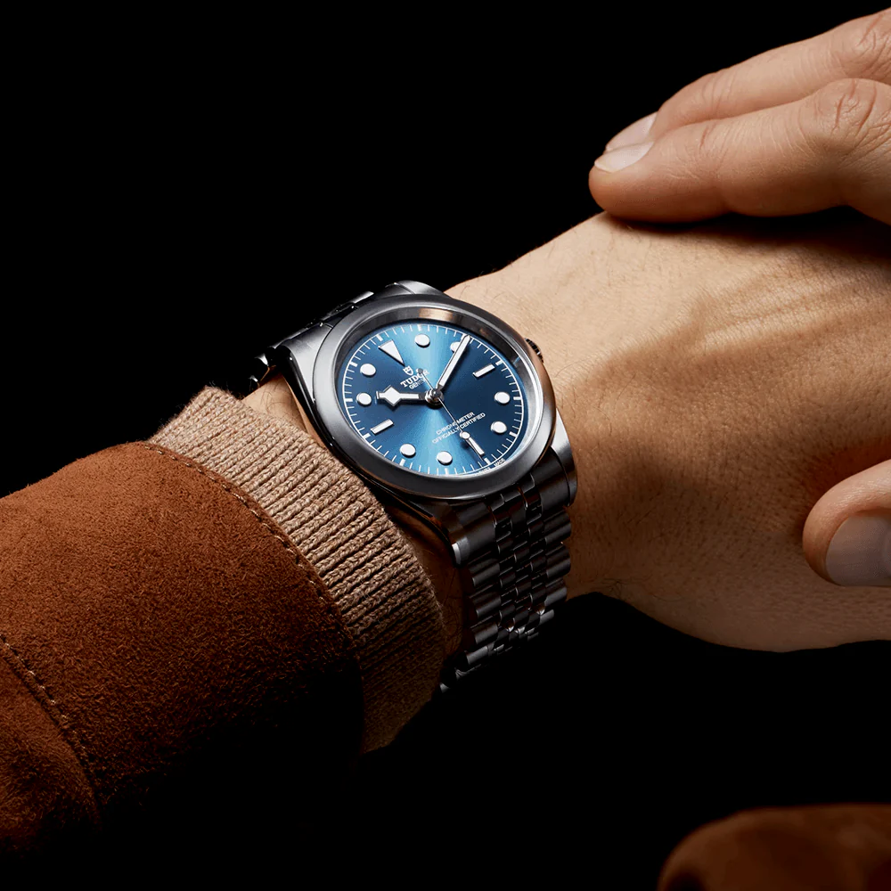 Black Bay 41mm Blue Dial Men's Five-Link Bracelet Automatic Watch