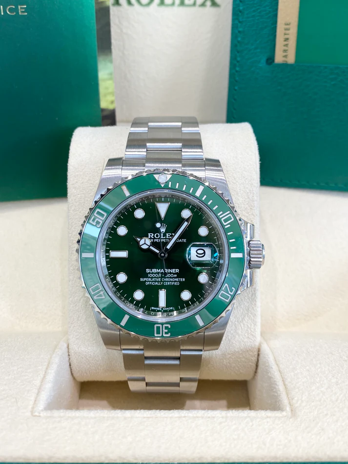 Rolex Submariner Date Hulk Oystersteel Men's Watch 116610LV-0002