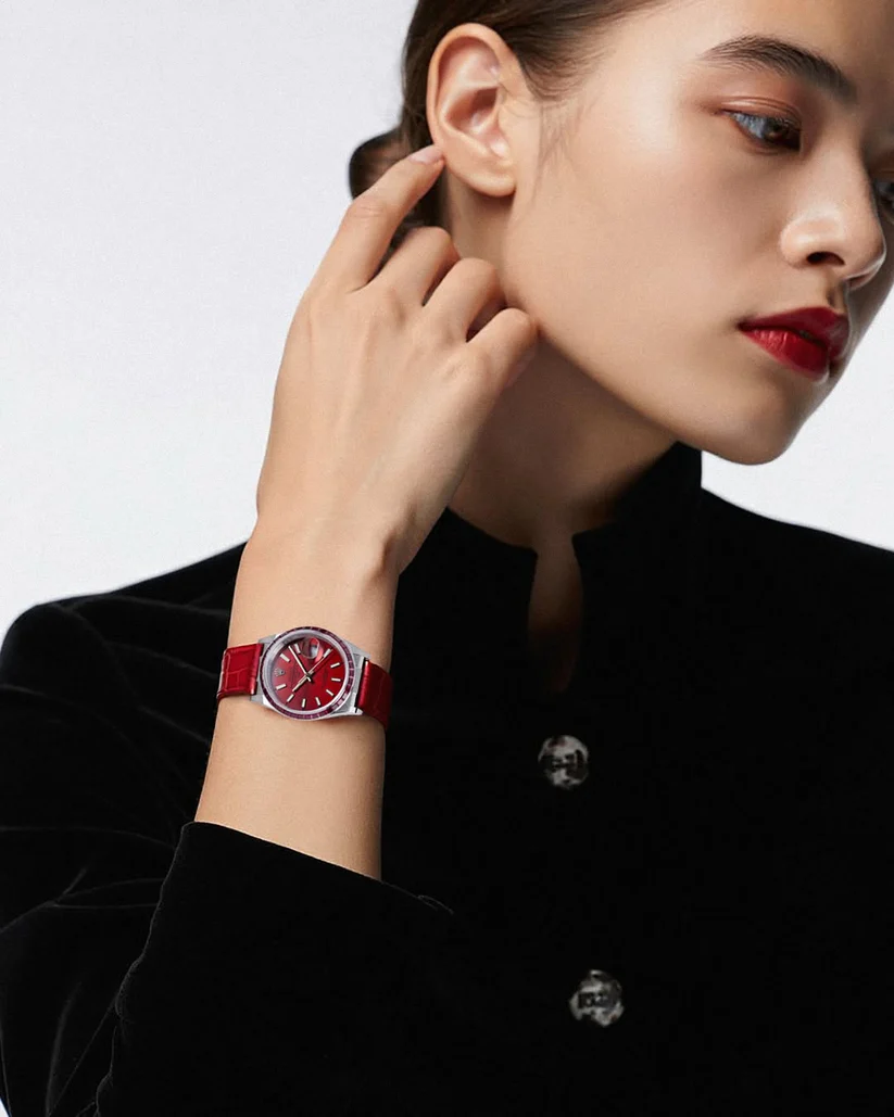 DiW Rolex Ruby Datejust 36mm Ladies Watch