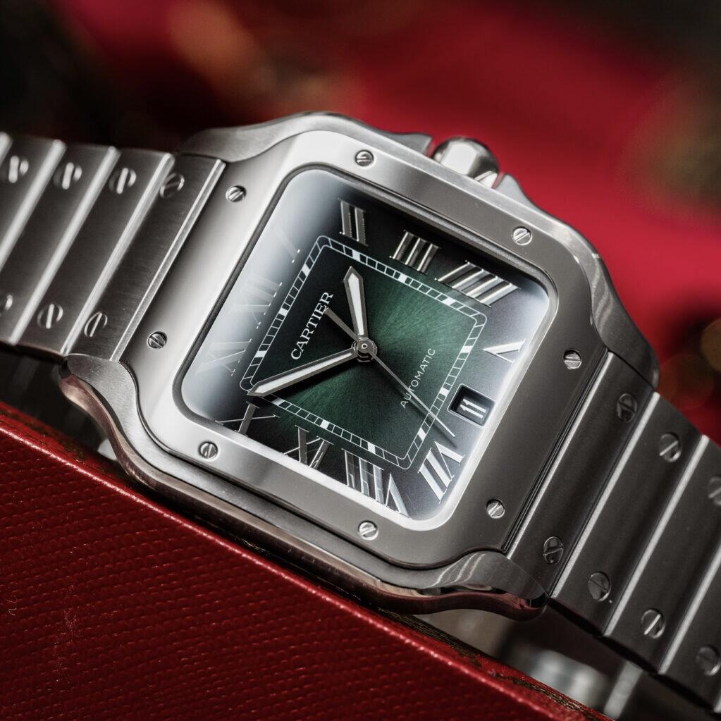 Cartier Santos Large Green