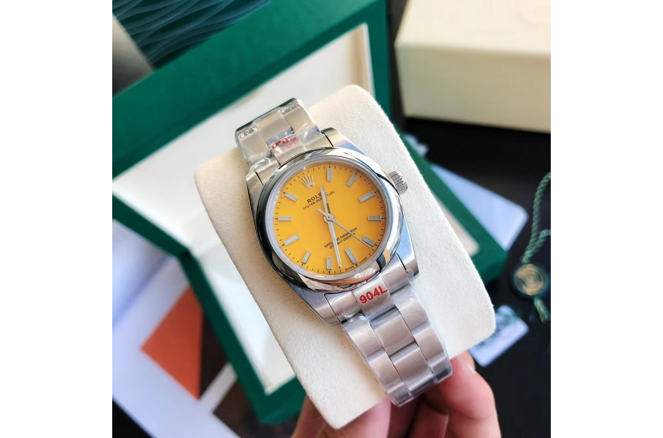Rolex Oyster Perpetual 31/41mm SS/SS Yellow/Stk