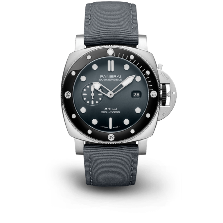 Submersible Gray QuarantaQuattro ESteelβ’ Grigio Roccia 44mm