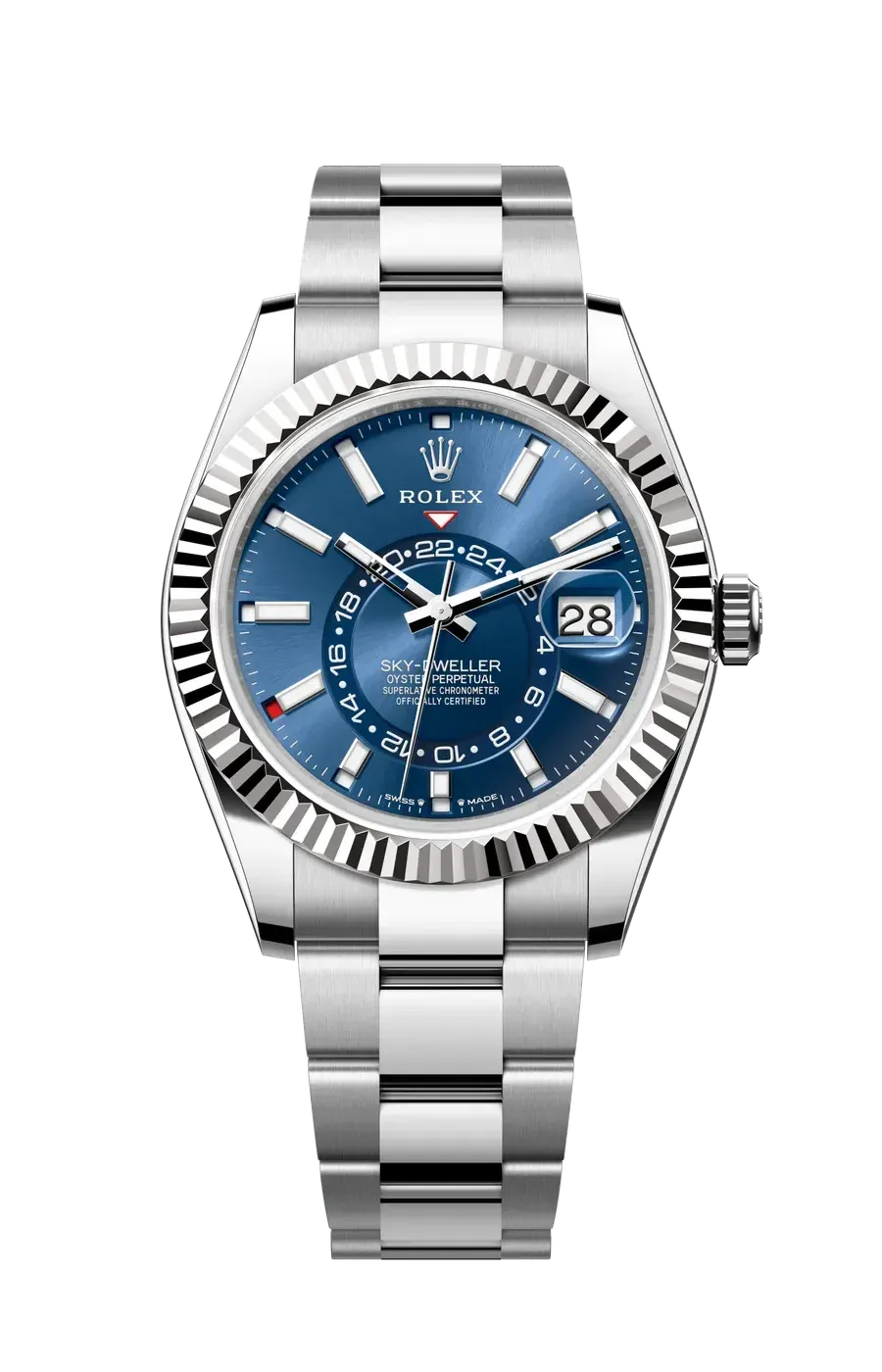 Rolex Sky-Dweller Blue Dial Stainless Steel 326934-0003 Oyster Replica