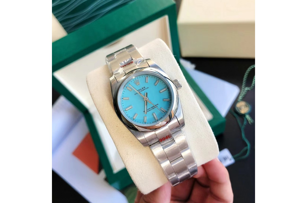 Rolex Oyster Perpetual 31/41mm SS/SS Tiffany Blue/Stk