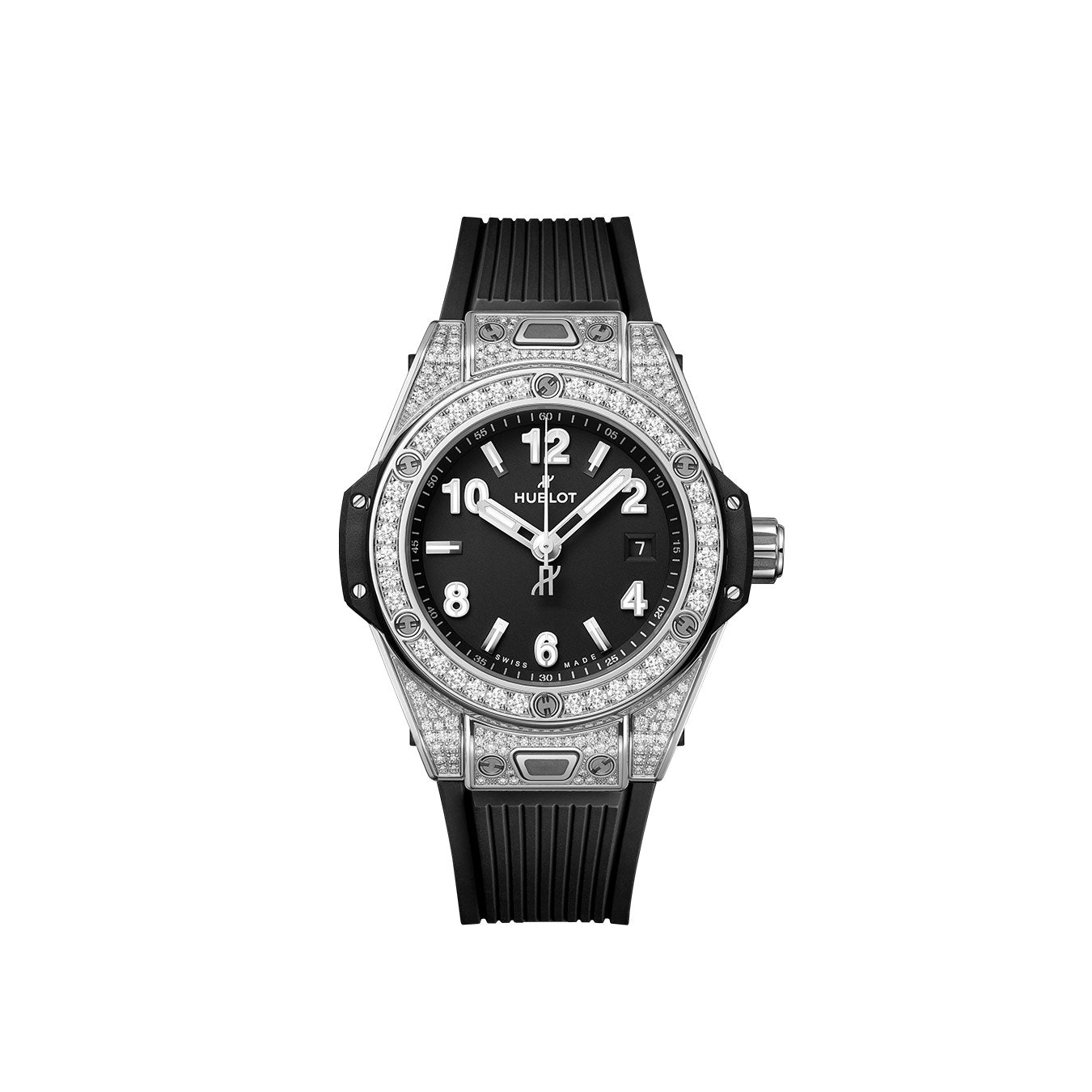Hublot Big Bang ONE CLICK STEEL PAVΓ Ref# 485.SX.1170.RX.1604