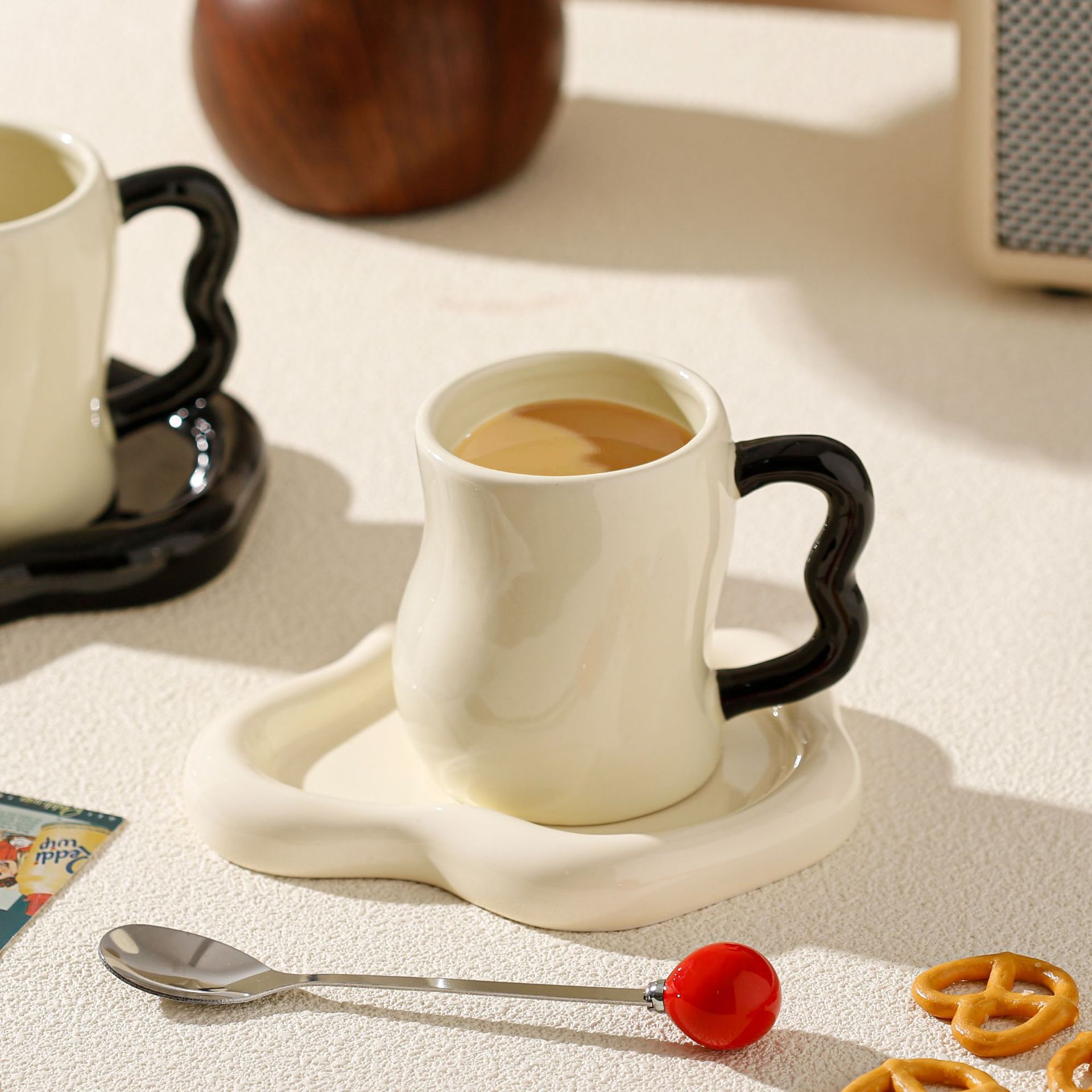 Ceramic Cup with Saucer