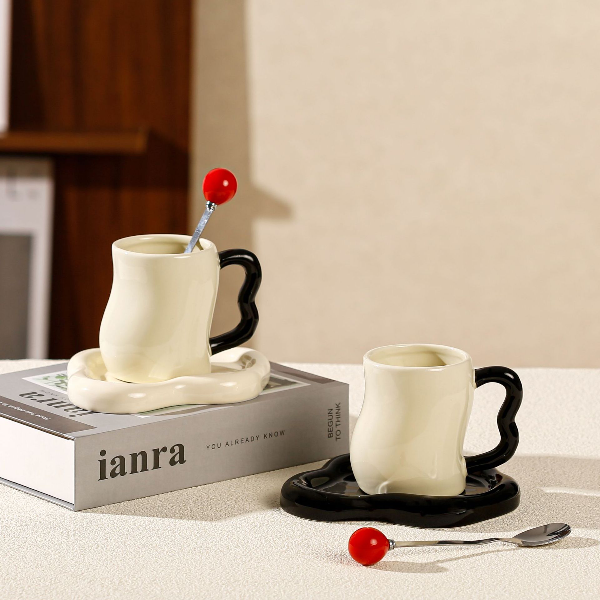 Ceramic Cup with Saucer