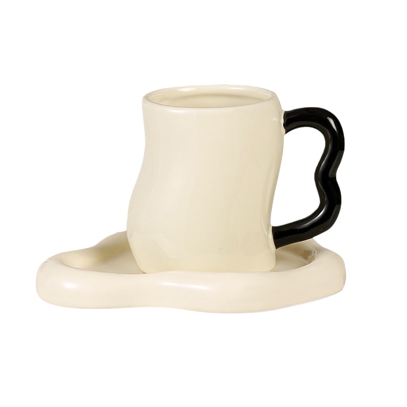 Ceramic Cup with Saucer