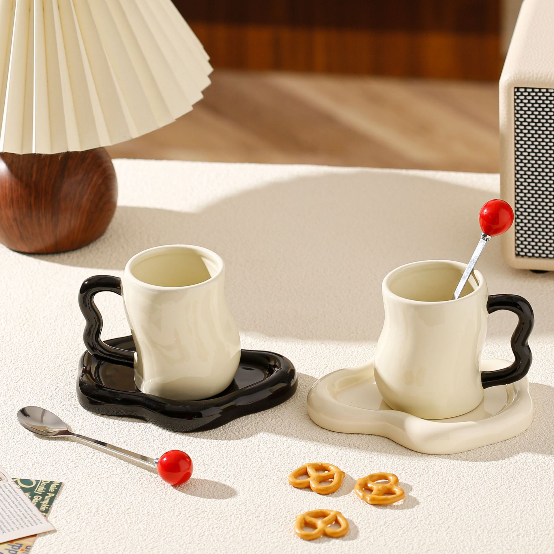 Ceramic Cup with Saucer