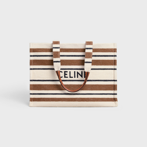 Replicate LARGE CABAS THAIS IN STRIPED TEXTILE WITH CELINE JACQUARD MULTICOLOR(1:1 replica)