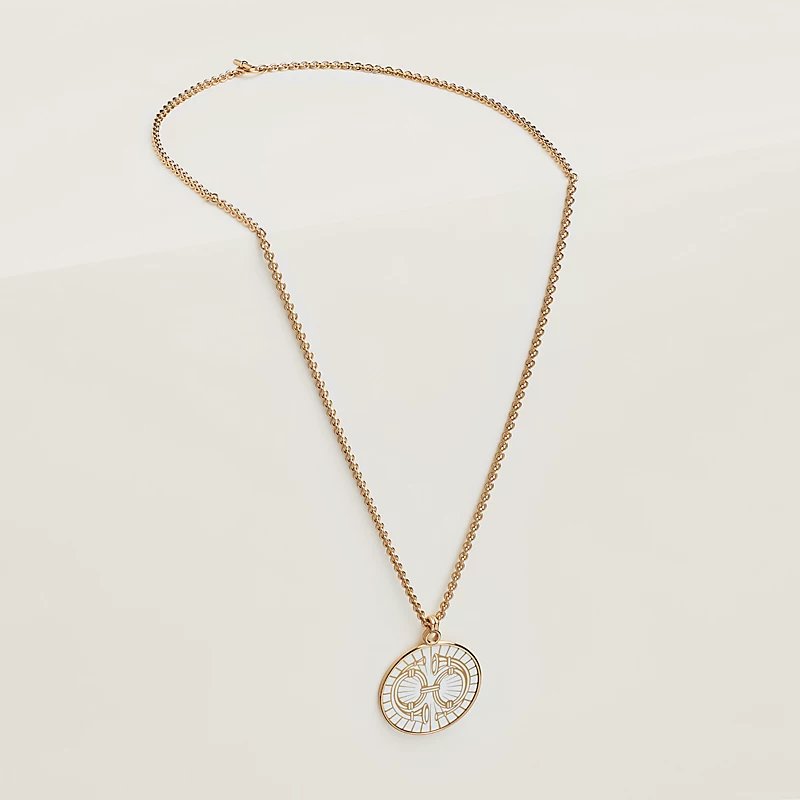 Replicate Medaille Bijou Deux Cors necklace, large(1:1 replica)