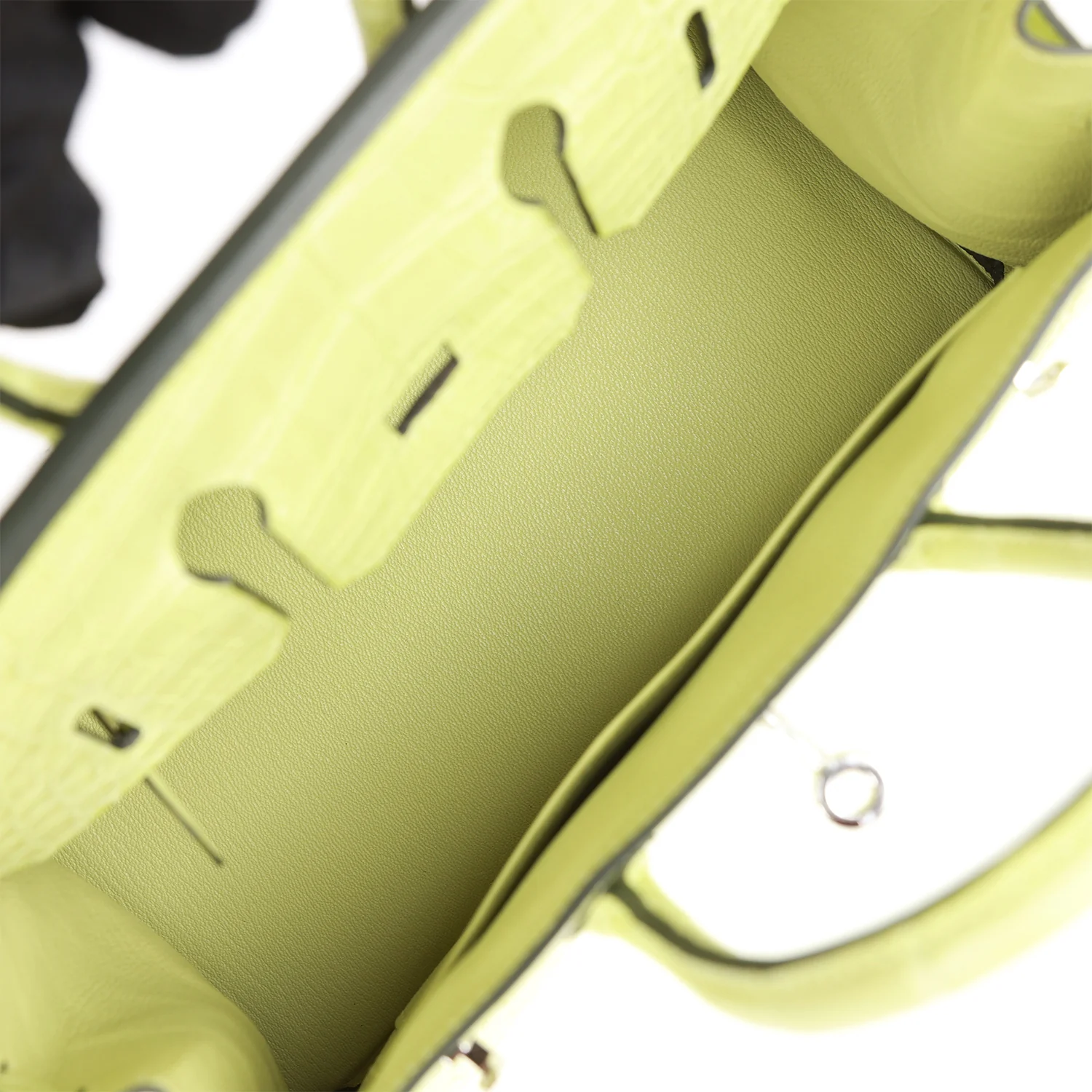 Replicate Hermes Birkin 25 Jaune Bourgeon Matte Alligator Palladium Hardware(1:1 replica)