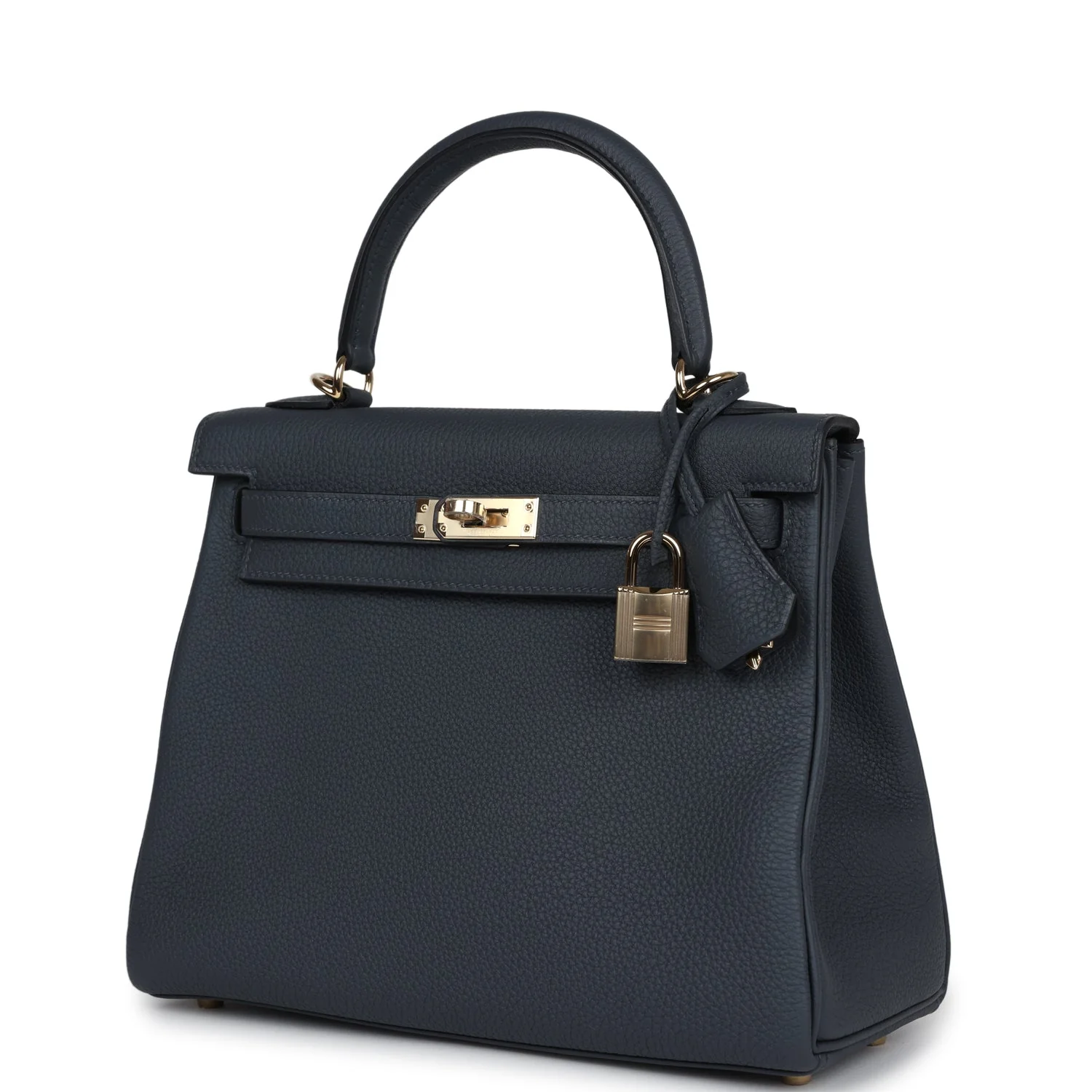 Replicate Hermes Kelly Retourne 25 Gris Misty Togo Permabrass Hardware(1:1 replica)