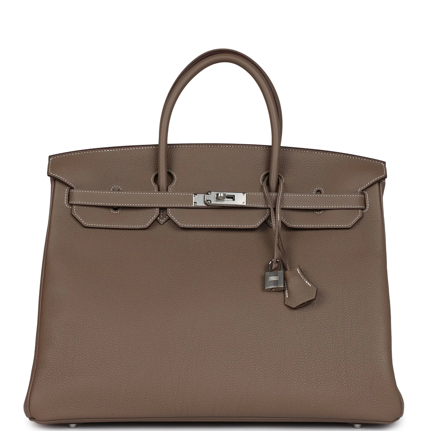Replicate Hermes Birkin 40 Etoupe Togo Palladium Hardware(1:1 replica)