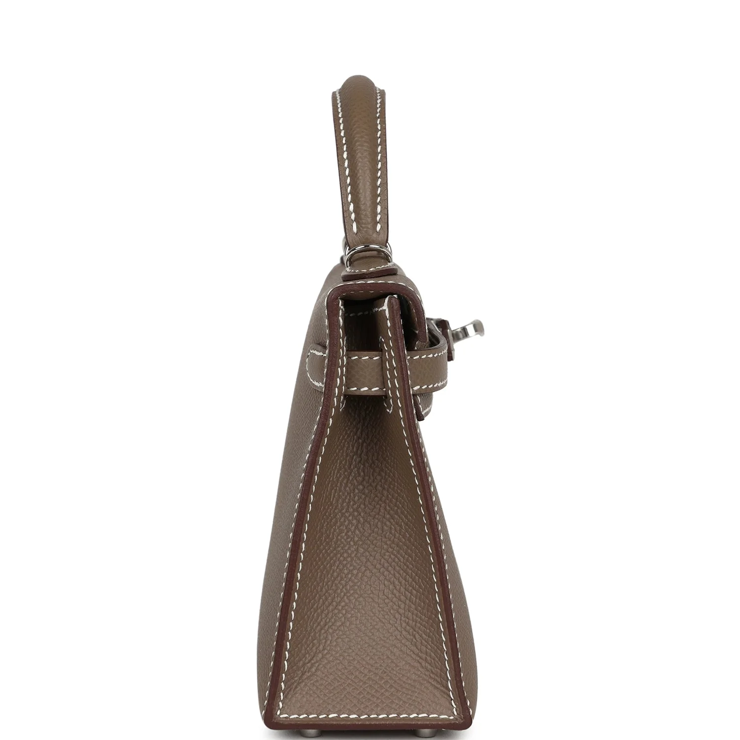 Replicate Hermes Kelly Sellier 20 Etoupe Epsom Palladium Hardware(1:1 replica)