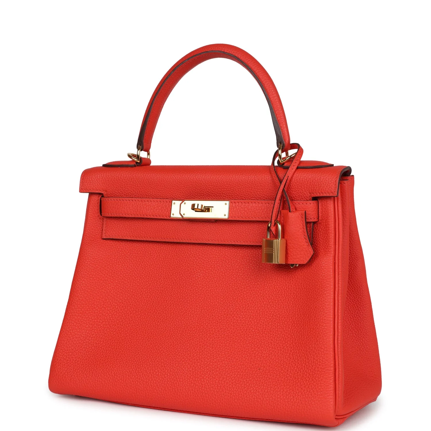 Replicate Hermes Kelly Retourne 28 Capucine Togo Gold Hardware(1:1 replica)