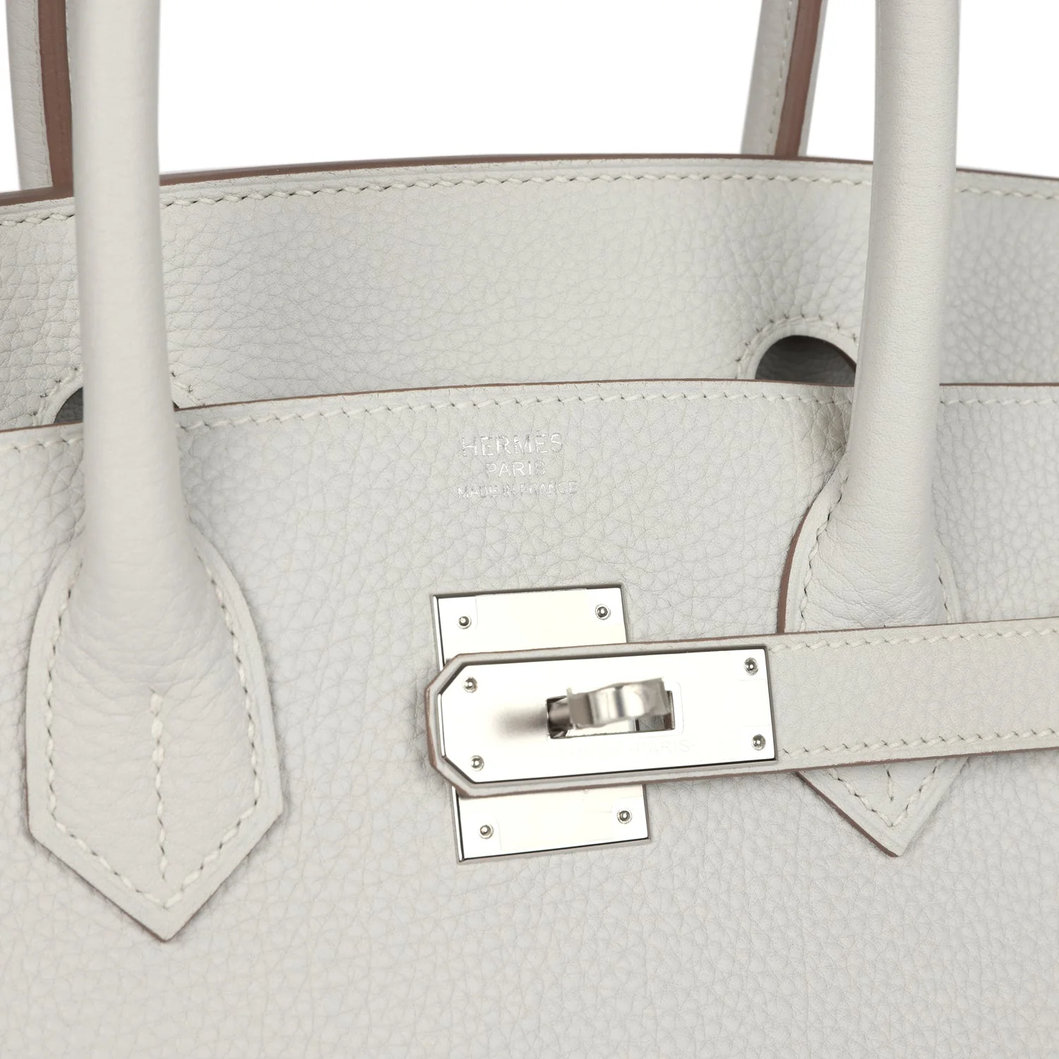 Replicate Hermes Birkin 30 Gris Pale Togo Palladium Hardware(1:1 replica)