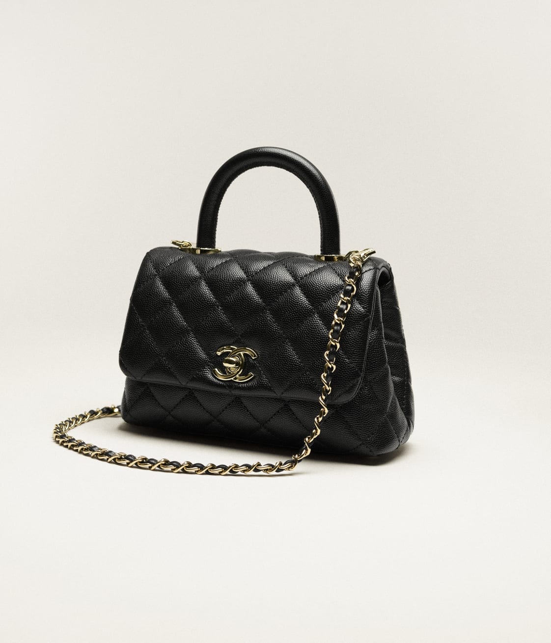 Replicate CHANEL MINI FLAP BAG WITH TOP HANDLE(1:1 replica)