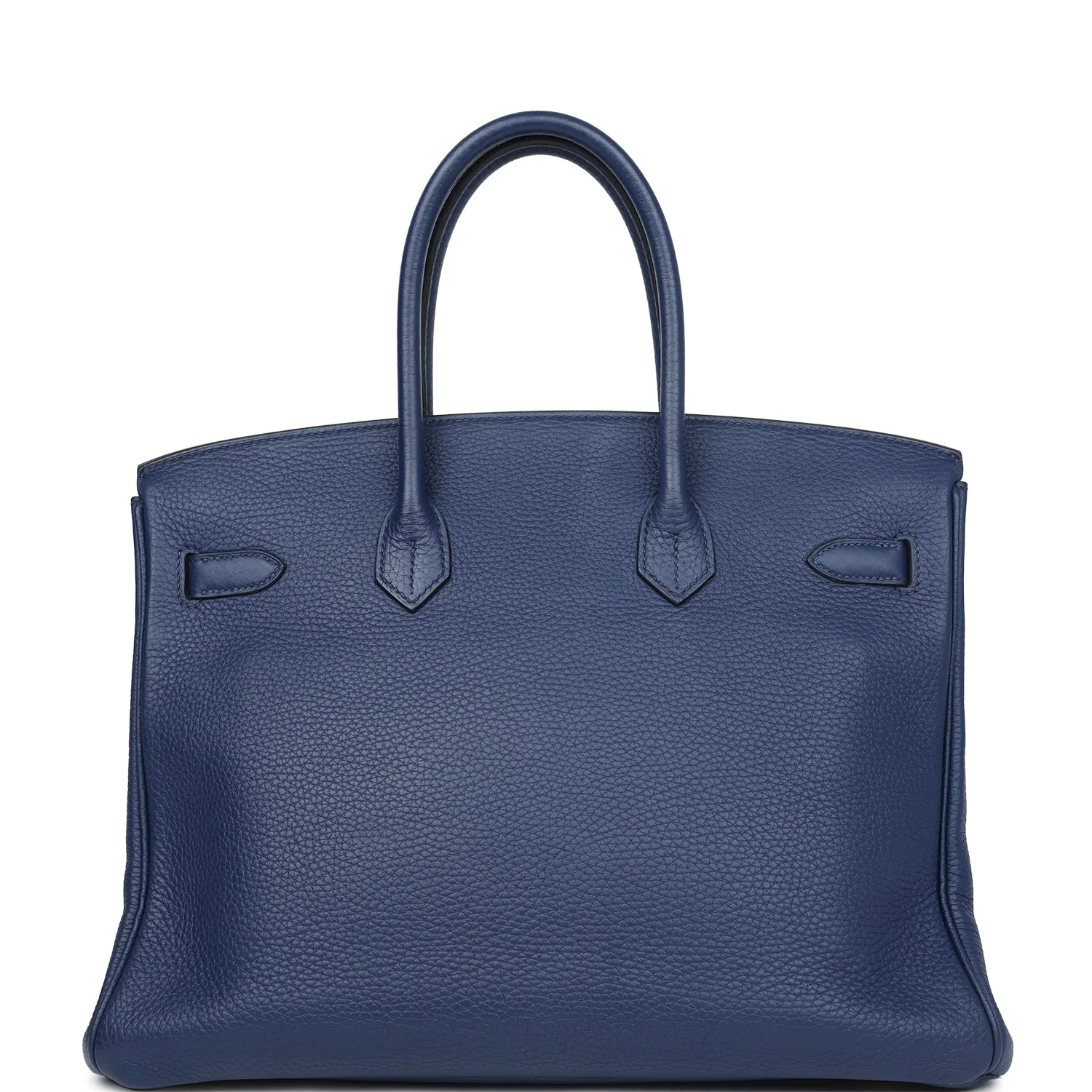 Replicate Hermes Birkin 35 Bleu Saphir Clemence Gold Hardware(1:1 replica)