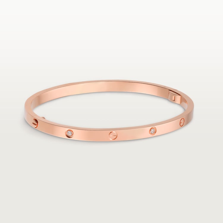 Replicate LOVE bracelet, small model, 6 diamonds(1:1 replica)