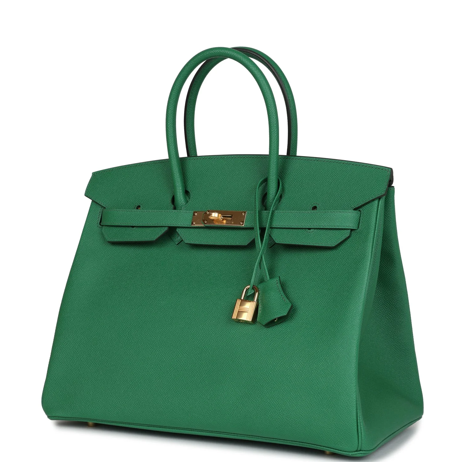 Replicate Hermes Birkin 35 Cactus Epsom Gold Hardware(1:1 replica)