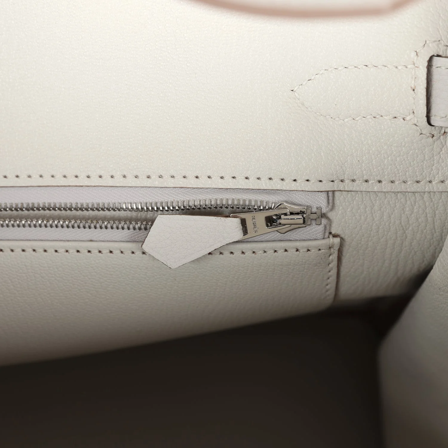 Replicate Hermes Birkin 35 Gris Pale Togo Palladium Hardware(1:1 replica)