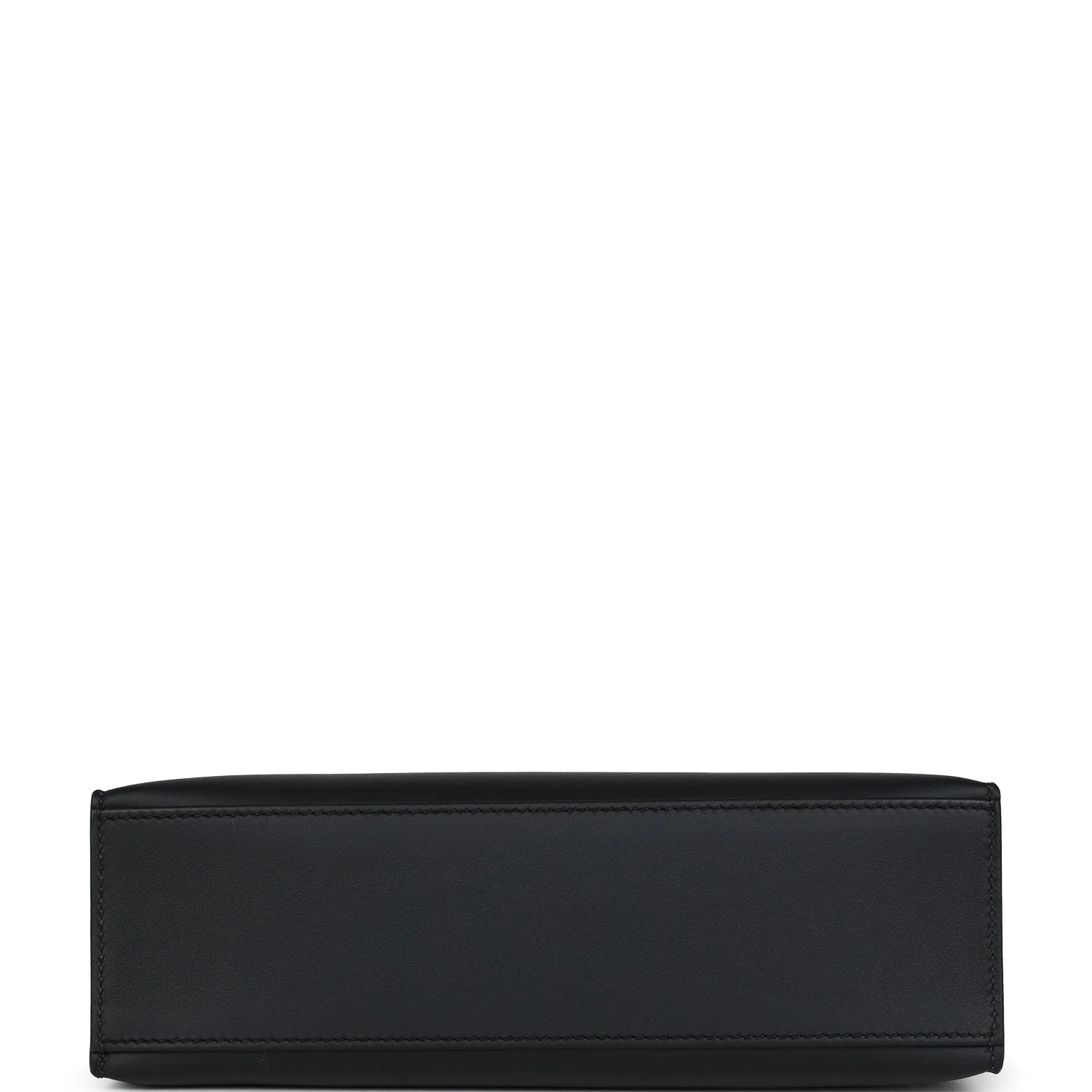 Replicate Hermes Kelly Pochette Black Swift Palladium Hardware(1:1 replica)