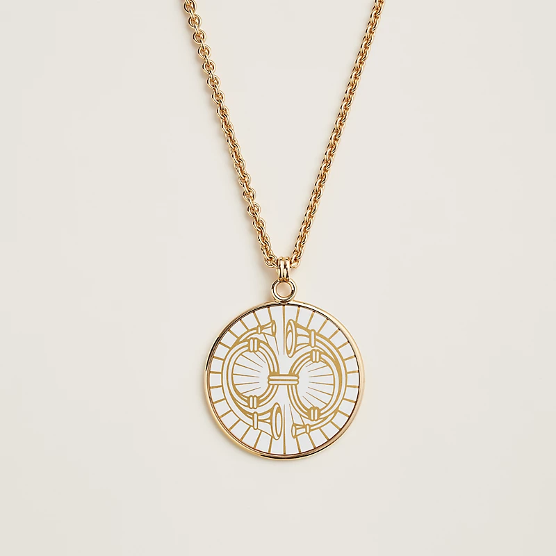 Replicate Medaille Bijou Deux Cors necklace, large(1:1 replica)