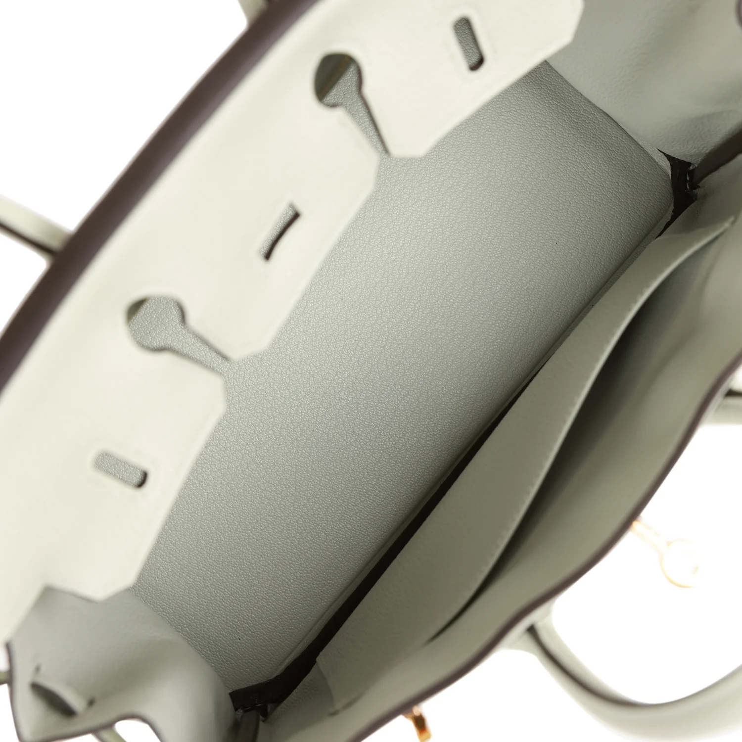 Replicate Hermes Birkin 25 Gris Neve Togo Gold Hardware(1:1 replica)