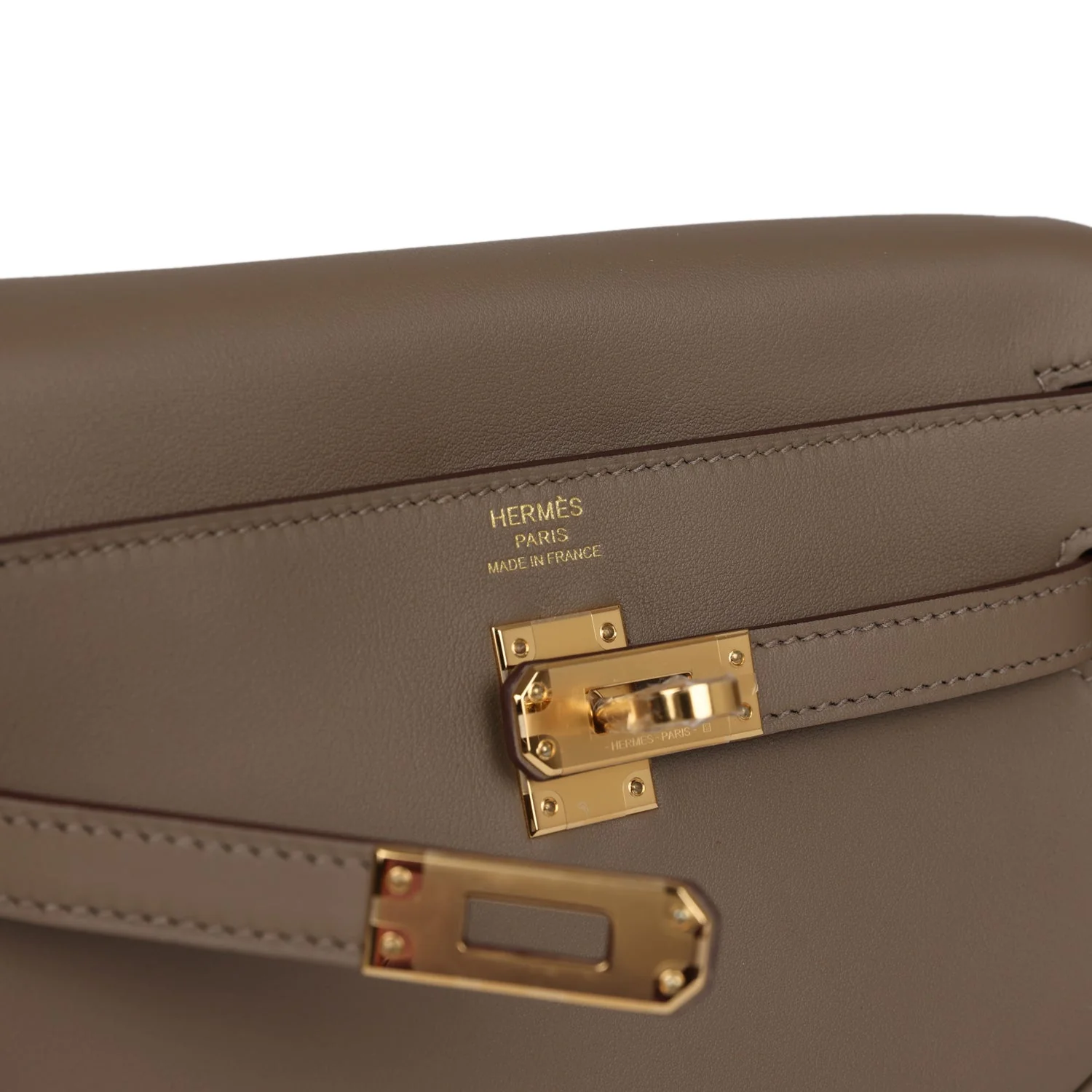 Replicate Hermes Kelly Moove Etoupe Swift Gold Hardware(1:1 replica)