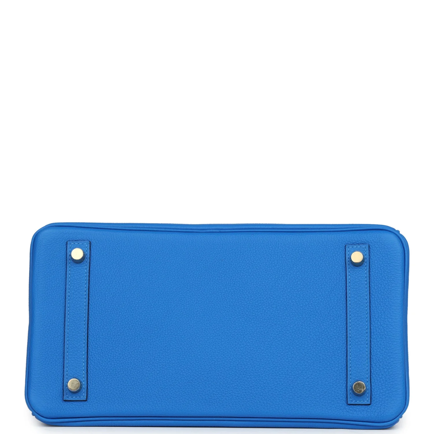 Replicate Hermes Birkin 30 Bleu Hydra Togo Gold Hardware(1:1 replica)