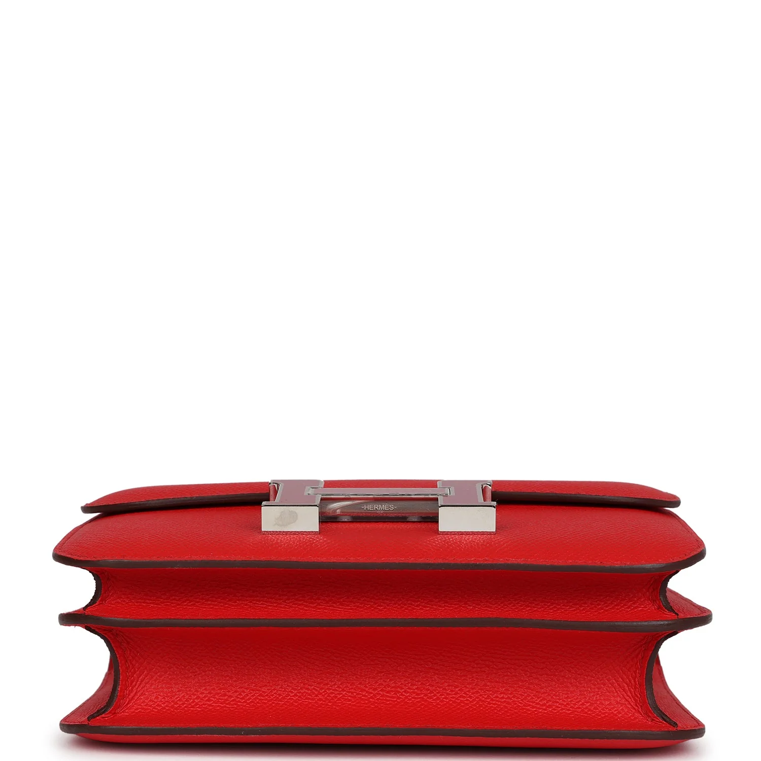 Replicate Hermes Constance 18 Rouge De Coeur Epsom Lacquered Palladium Hardware(1:1 replica)