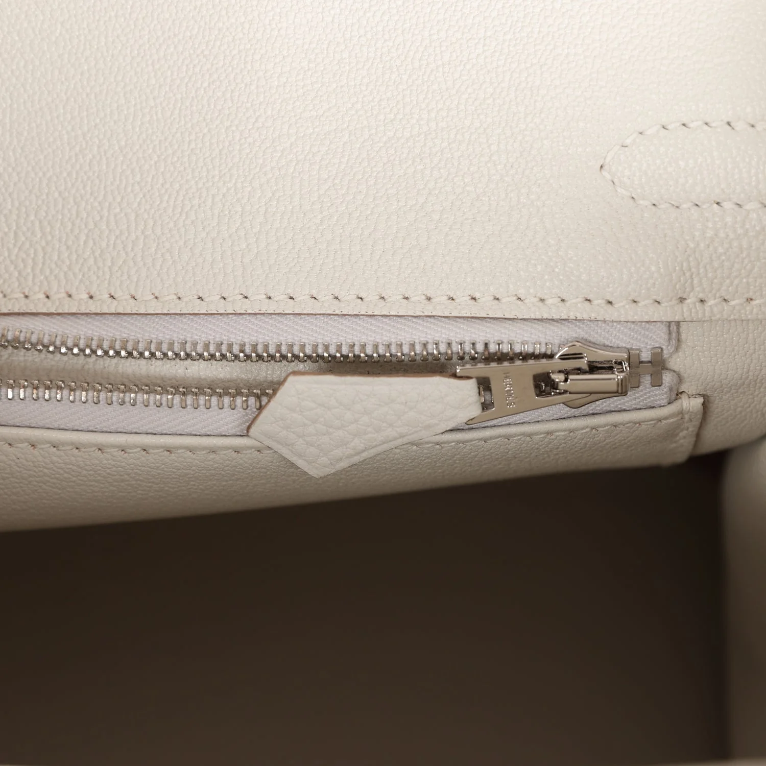 Replicate Hermes Birkin 25 Gris Pale Togo Palladium Hardware(1:1 replica)