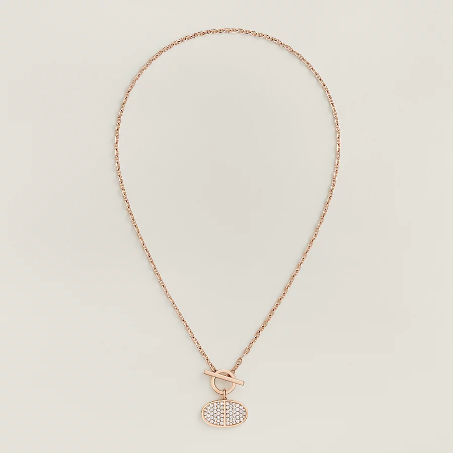 Replicate Chaine d ancre Contour pendant(1:1 replica)