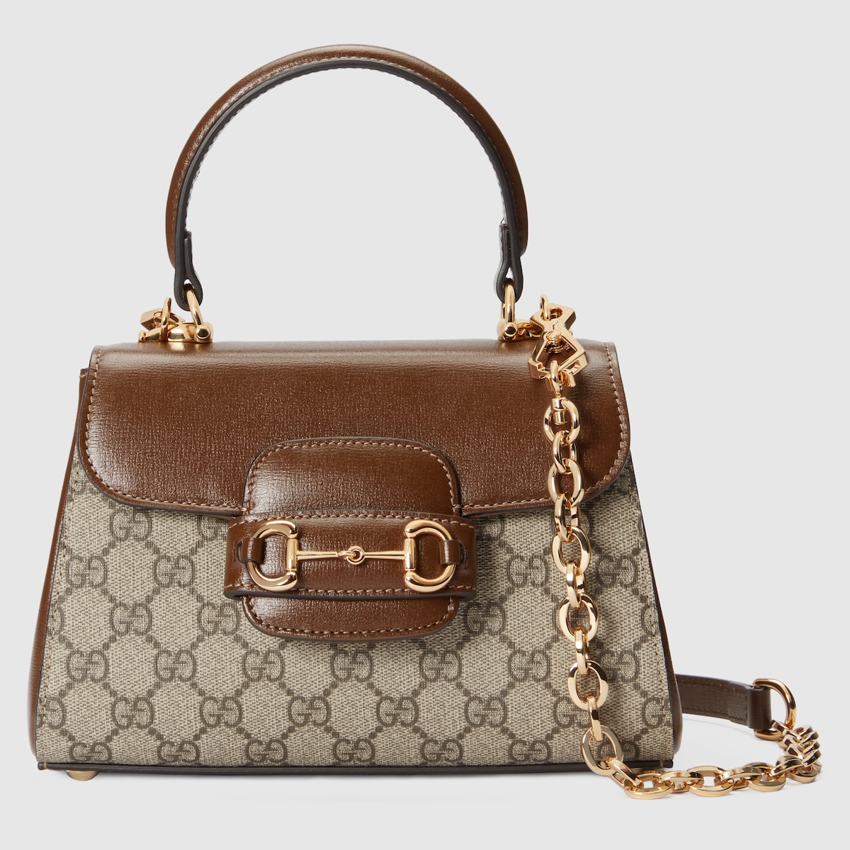 Replicate Gucci Horsebit 1955 Mini Top Handle Bag(1:1 replica)