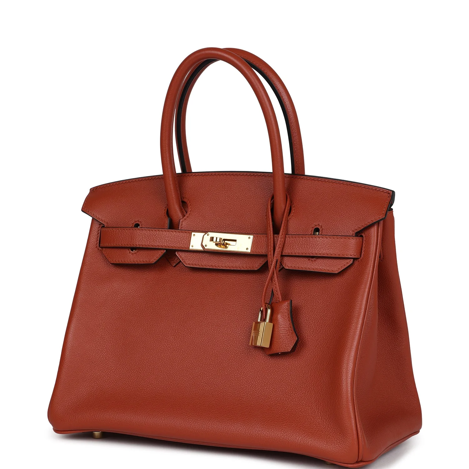 Replicate Hermes Birkin 30 Cuivre Taurillon Novillo Gold Hardware(1:1 replica)